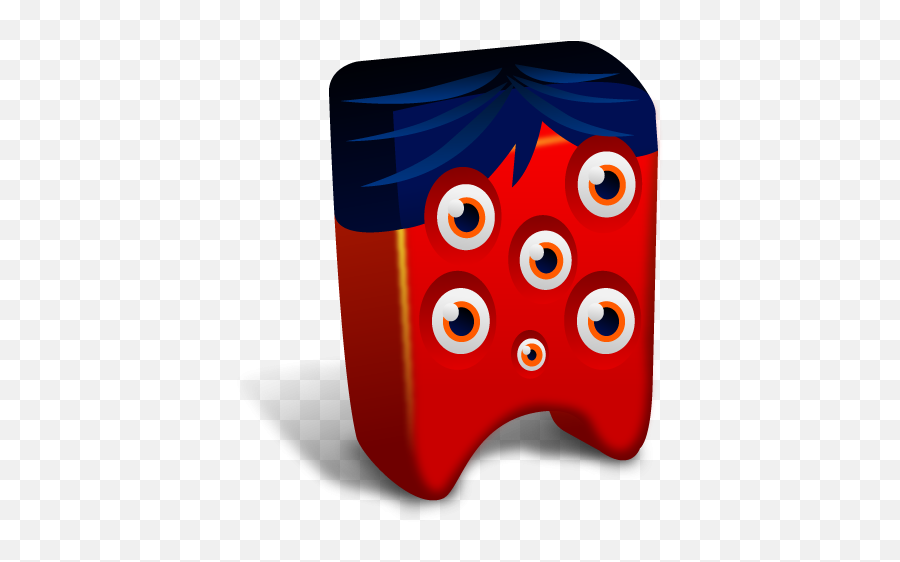 Red Monster With Six Eyes Icon Png Clipart Image Iconbugcom - Free Icons,Red Eyes Png