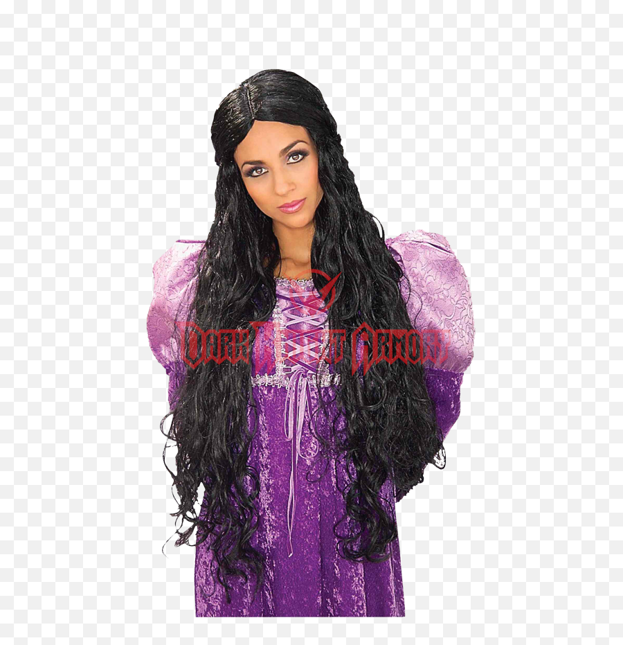 Download Guinevere Black Wig - Barbie Png Image With No Black Hair Women Renaissance,Barbie Png