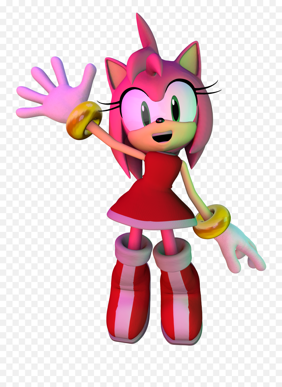 Download Amy Rose Sonic Heroes - Amy The Hedgehog 3d Png,Amy Rose Png
