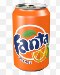 Coca Cola Clipart 330ml Png Transparent - Full Size Orange Soft Drink