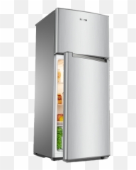 Download Double Door Fridge Transparent - Png