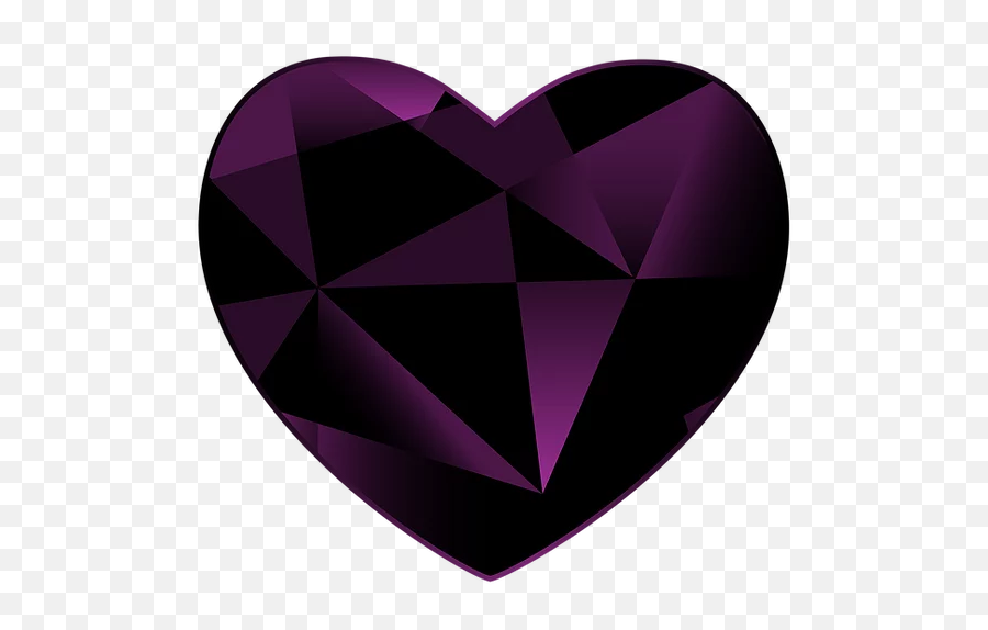 Gem Heart Png Clipart - Clip Art,Diamond Heart Png