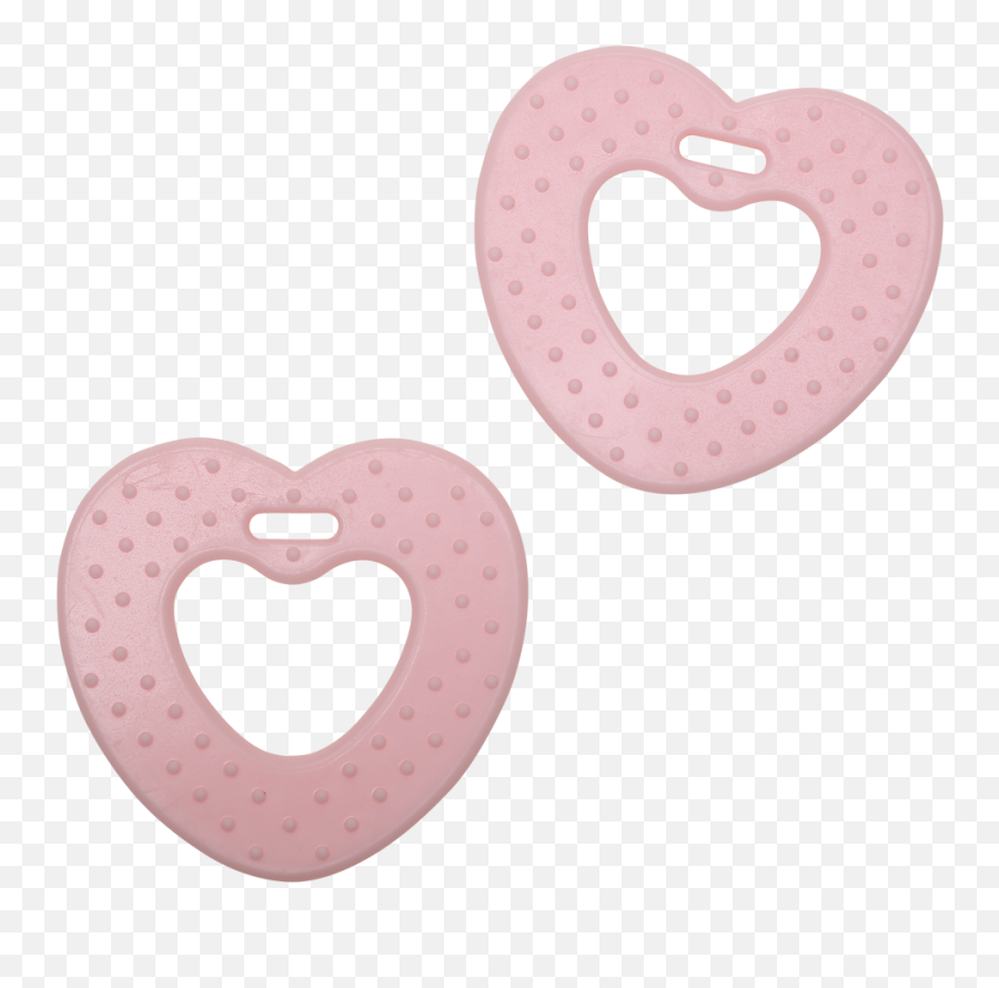 Light Pink - Baby Teething Ring Transparent Png,Light Pink Heart Png