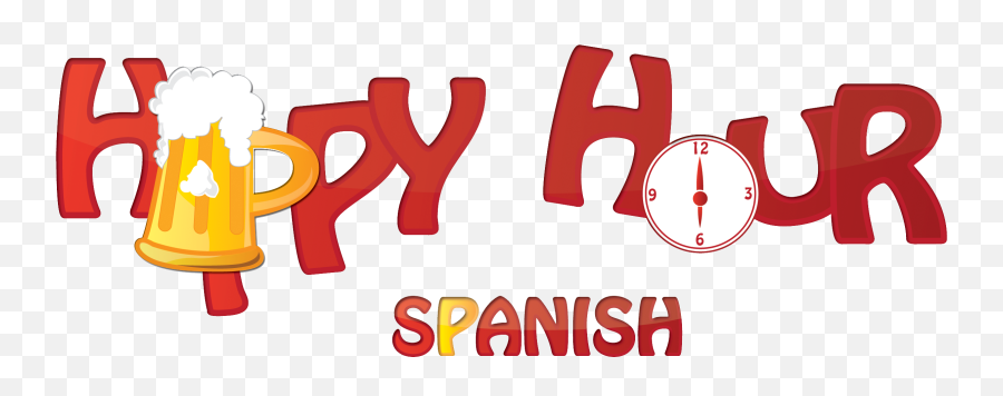 Happy Hour Spanish Logo Clipart - Write A Spanish Email Png,Happy Hour Png
