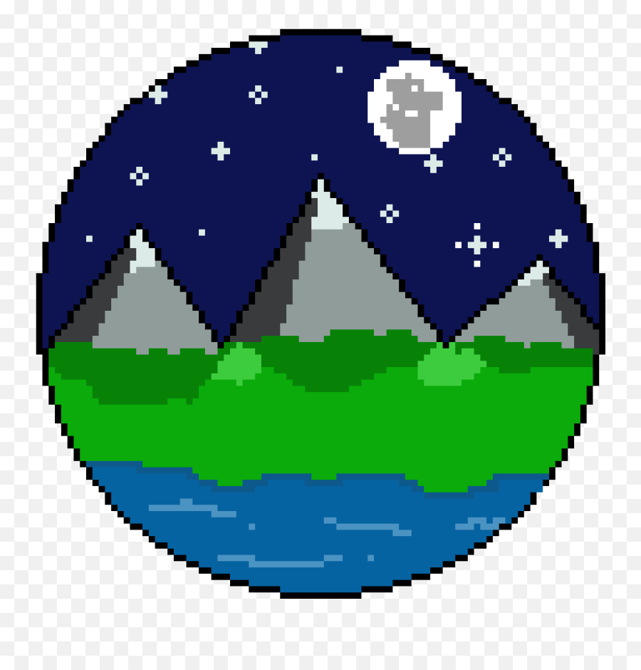 Starry Night - Terraria King Slime Pixel Art Png,Starry Night Png