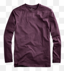 Pima Long Sleeve T - Transparent Black Long Sleeve Shirt Png,Long Sleeve Shirt Png