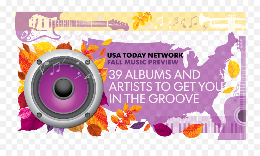 Fall Music Preview - Des Moines Register Map Png,Usa Today Logo Png