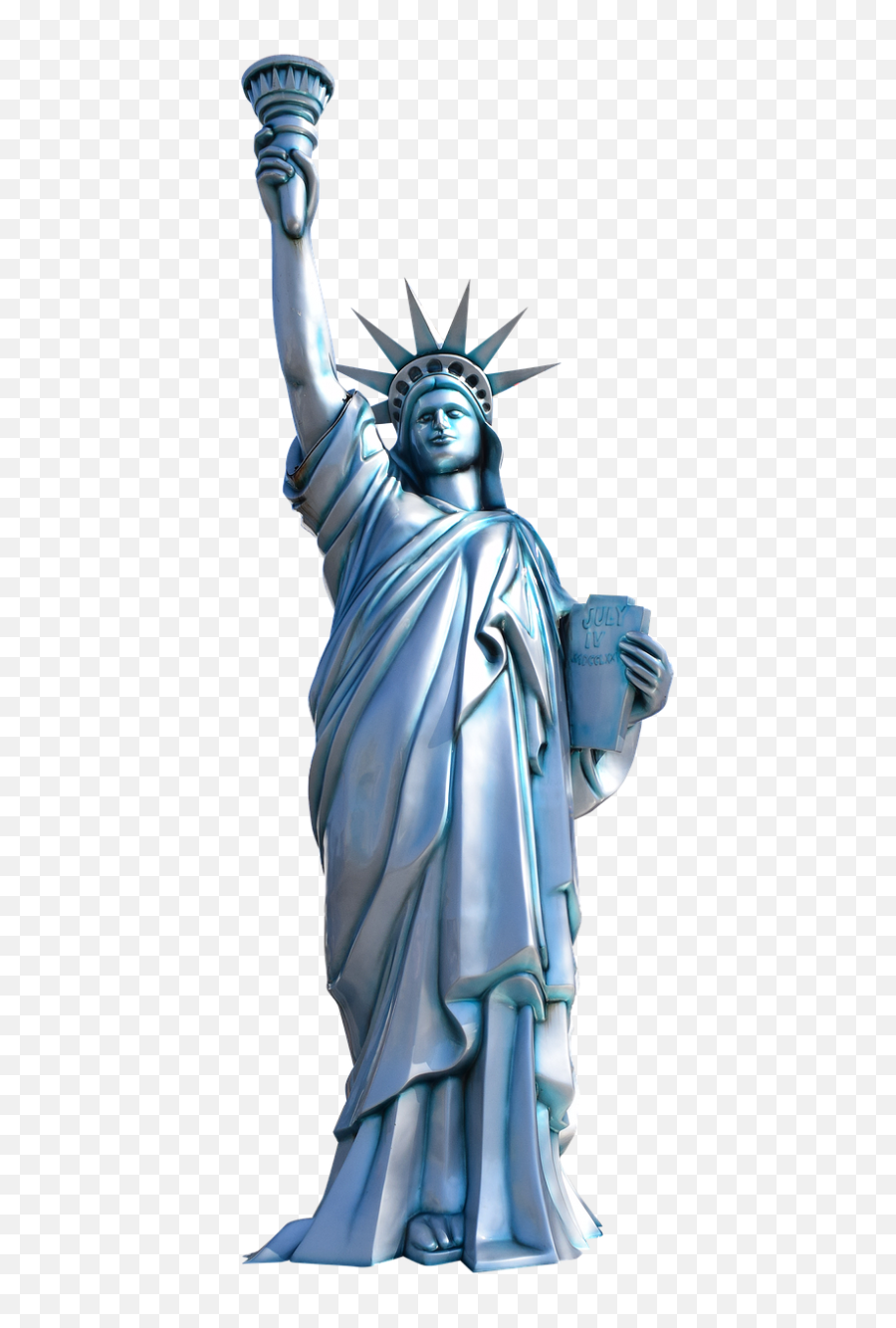 Liberty Statue New York - Statue Clipart On Transparent Background Png,Statue Of Liberty Silhouette Png