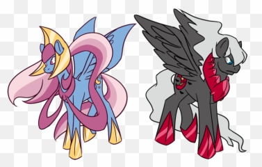 Otakugal15 Cresselia Darkrai - Mlp Pokemon Legendary Png,Darkrai Png