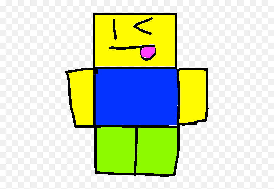 Roblox  Newbie Drawing ,  transparent background PNG