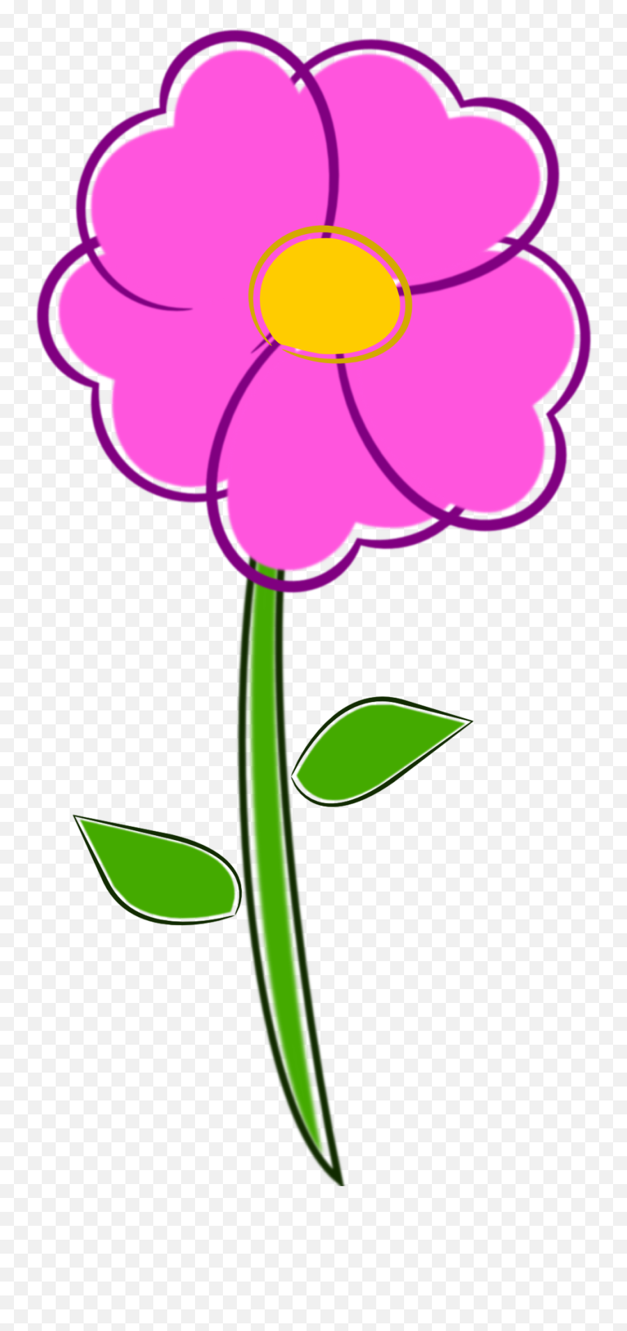 Beautiful Pink Flower Clipart - Flor Clipart Png,Beautiful Png