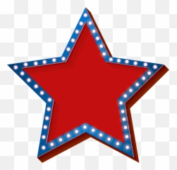 Clipart Stars Xmas Transparent Free For - Patriotic Star png