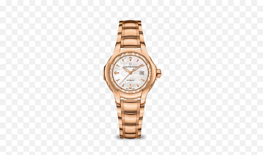 Rose Gold Watches For Men And Women Carl F Bucherer - Carl Bucherer Pathos Png,Gold Watch Png