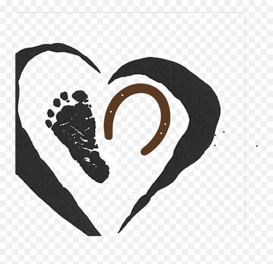 Foot Print And Horse Shoe Svg Vector - Language Png,Horse Foot Symbol Icon