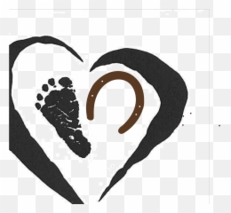 Foot Print And Horse Shoe Svg Vector - Language png