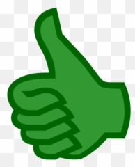 Clip Royalty Free Green Thumb Clipart - Thumbs Up Gif Transparent png