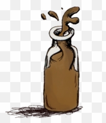 Flavored Milk In Schools Dairy Discovery Zone - Bottle Chocolate Milk Drawing Png,Chocolate Splash Png