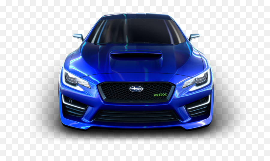 Download - Car Stickers Wrx Sti Png,Blue Car Png