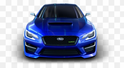 Download - Car Stickers Wrx Sti Png,Blue Car Png