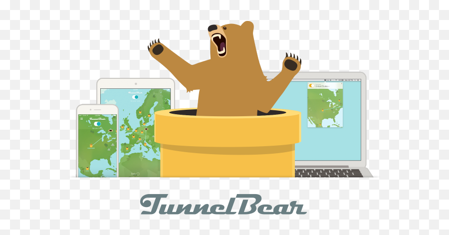 The Best Free Vpn 2017 - Tunnelbear Png,Tunnel Bear Icon