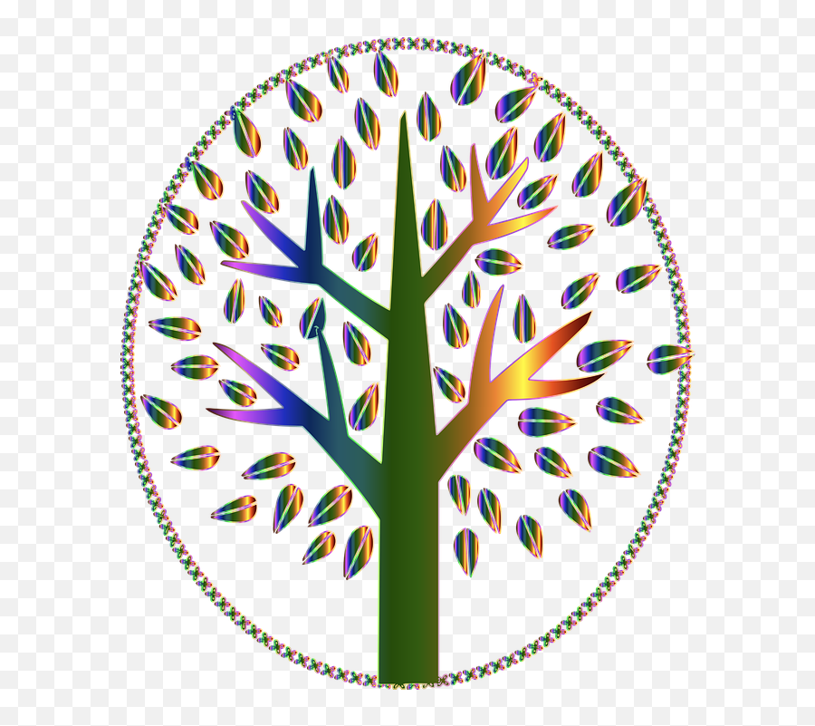 Tree Of Life Silhouette - Free Vector Graphic On Pixabay Dot Png,Tree Icon Vector Free