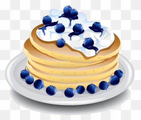 Blueberry Pancake Clipart - Pancakes png