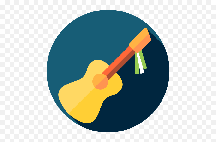 Guitar Free Icon - Guitar 512x512 Png Clipart Download Flat Top Guitar,Guitar Icon Free