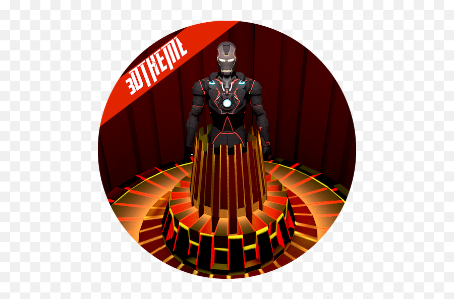 3d Launcher Theme Red Iron Hd Icon Pack Wallpaper Apk 10 - Superhero Png,Tron Icon Pack