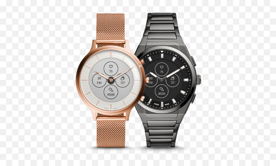 Smartwatches - Fossil Fossil Hybrid Smartwatch Hr Everett Png,Fossil Enamel Icon Valet