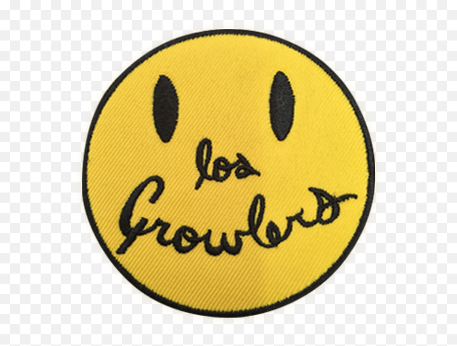 Smiley Face Patch - Growlers Png,Happy Face Logo