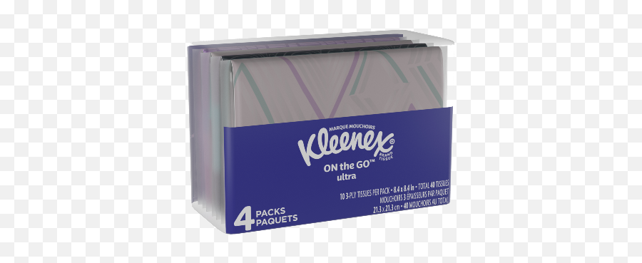 Ultra Soft Portefeuille Facial Tissue Packs Kleenex Canada - Cardboard Packaging Png,Incase Icon Slim Pack Backpack