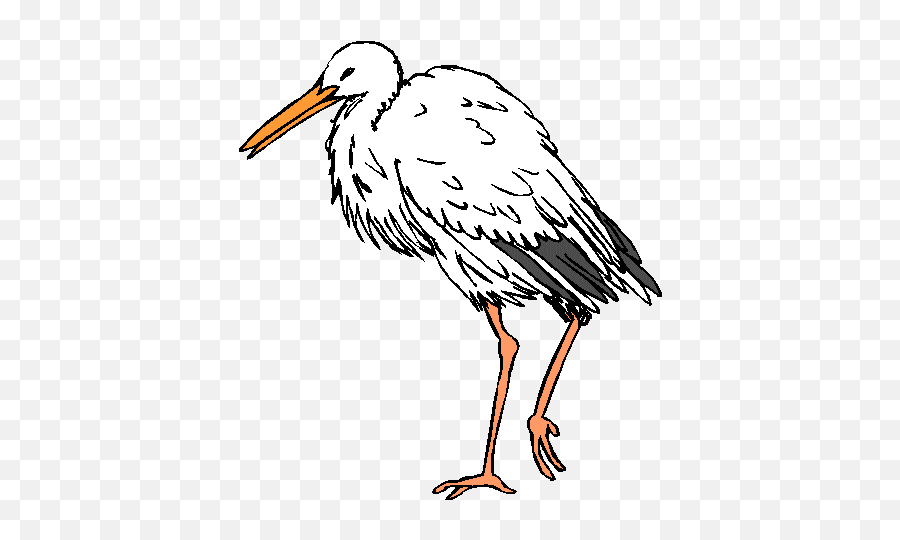Stork Art Free Download Clip - Stork Clip Art Png,Stork Icon