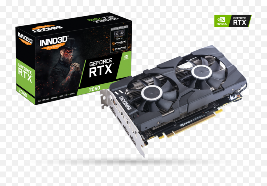 Inno3d Geforce Rtx 2060 Twin X2 - Inno3d Geforce Rtx2060 Twin X2 Png,Nvidia Png