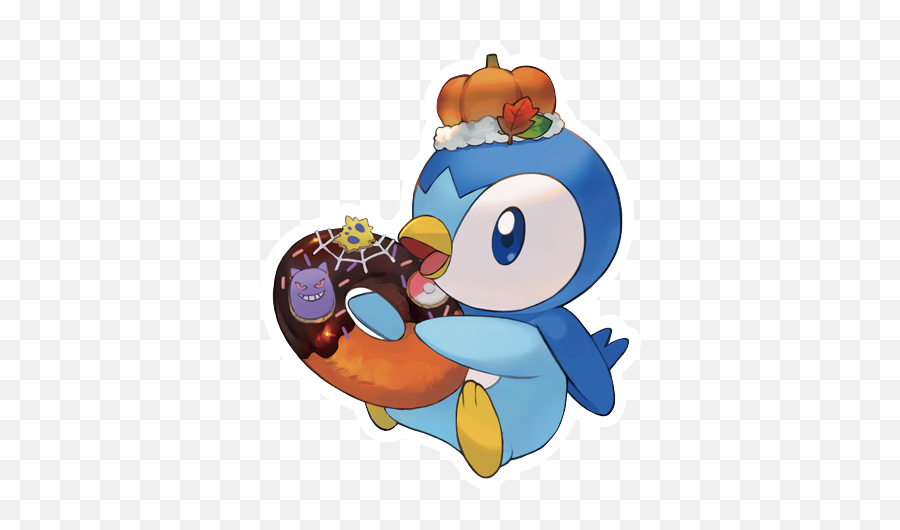 Halloween Mischief Part 1 Creepy Companions - Pokémon Go Pokemon Go Stickers Halloween Png,Piplup Icon