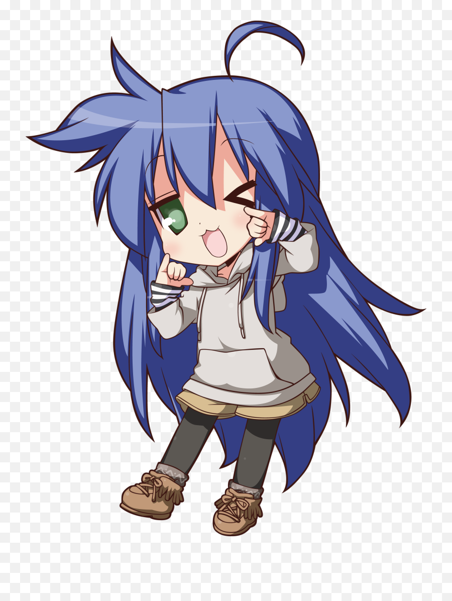 Download Png - Anime Chibi Lucky Star Full Size Png Izumi Lucky Star Anime,Anime Chibi Png