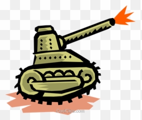 Tank Royalty Free Vector Clip Art Illustration - Hous0453 Cartoon Army Tank Png,Tanks Png