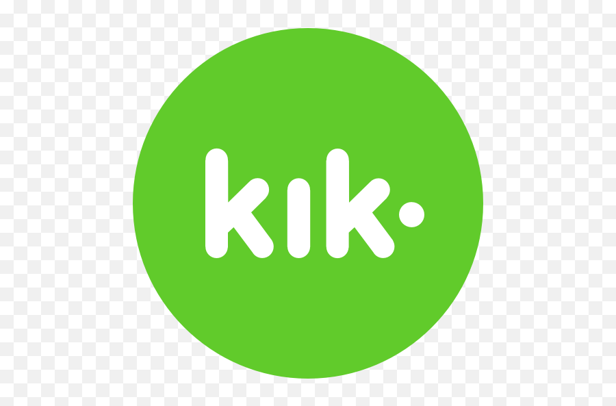 Circle Kik Messenger Round Icon - Kik Icon Png,Kik Logo Png
