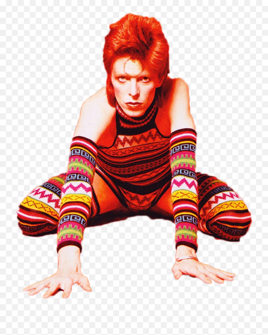 Transparent Background David Bowie Stone Age Man - David Bowie Ziggy Stardust Knitted Png,Mcdonalds Logo Transparent Background