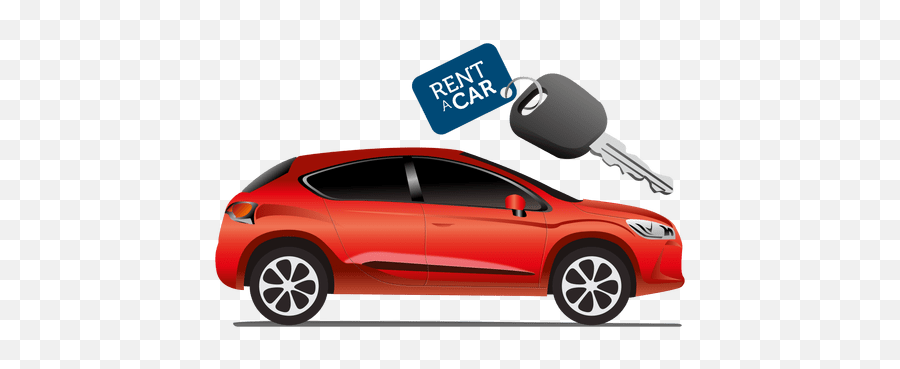 Rent Car Key Tag - Transparent Png U0026 Svg Vector File Renting A Car Png,Flying Car Png
