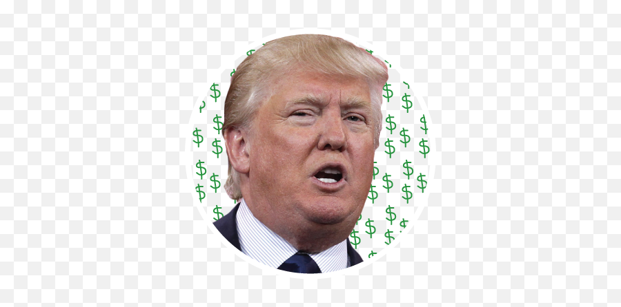 Kazcreations Circle Donald Trump - Trump Money Png,Donald Trump Face Png