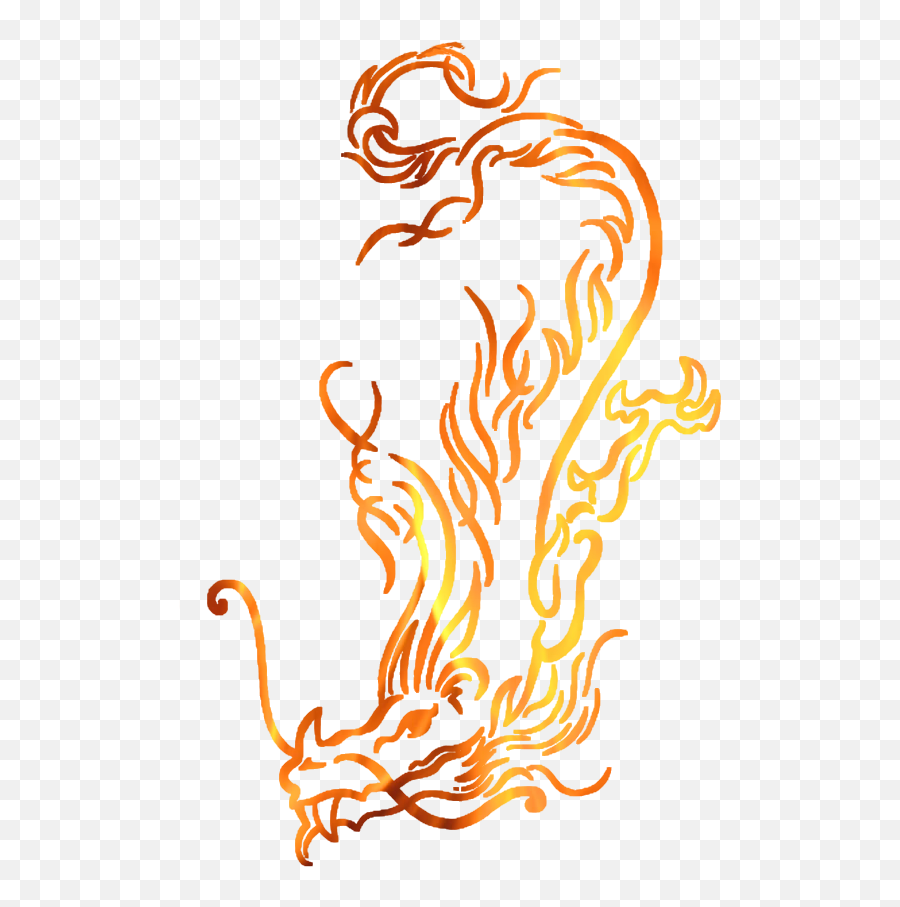 cool fire dragon drawing