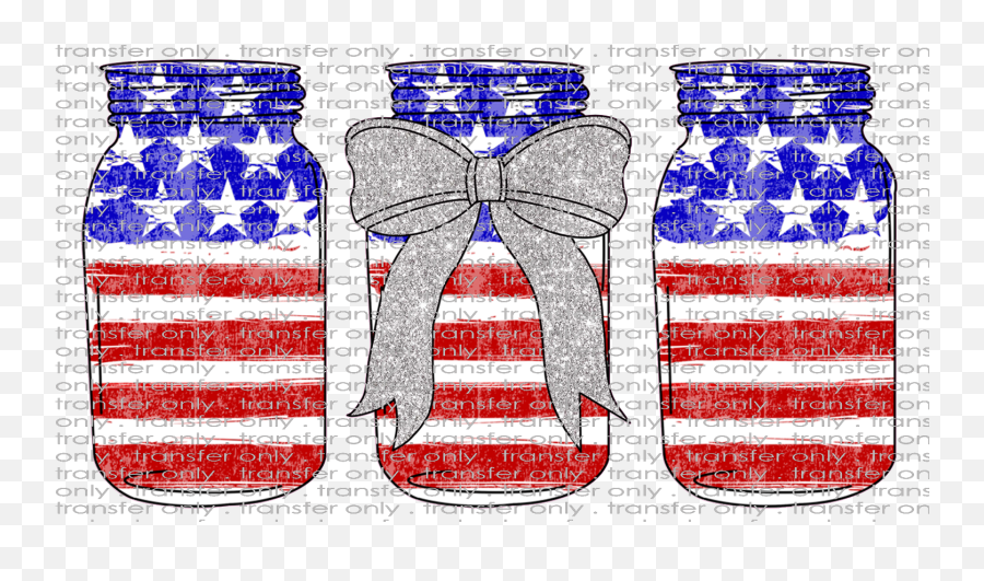 Siser Usa 25 Patriotic Mason Jar Distressed - Clip Art Png,Mason Jar Png