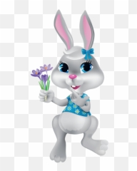 Download Easter Png - Transparent Background Bunny Free Clipart