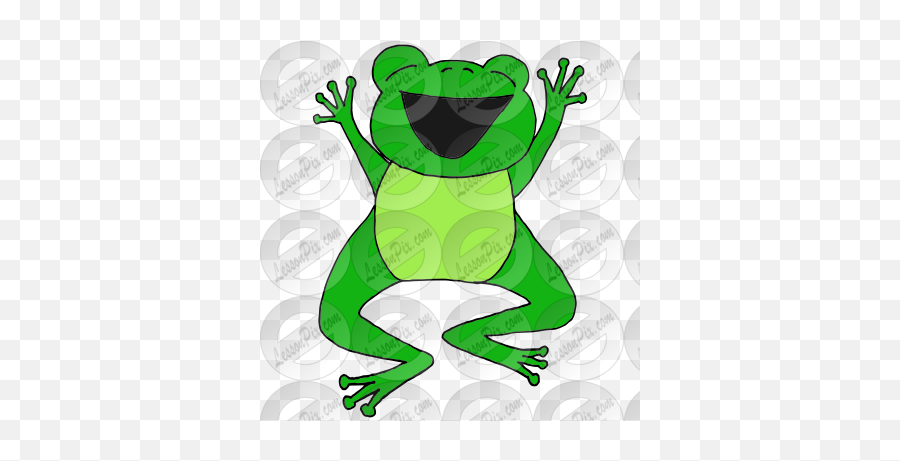 Excited Frog Picture For Classroom Therapy Use - Great Bufo Png,Frog Clipart Png