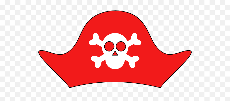 Pirate Hat Clip Art - Pirate Hat Clipart Png,Pirate Hat Png