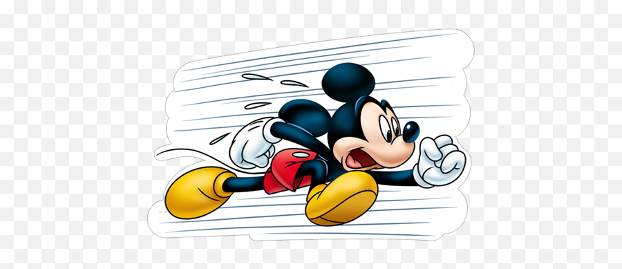 Mickey Mouse Png Images Hd - Draw Mickey Mouse Running,Mickey Head Transparent Background