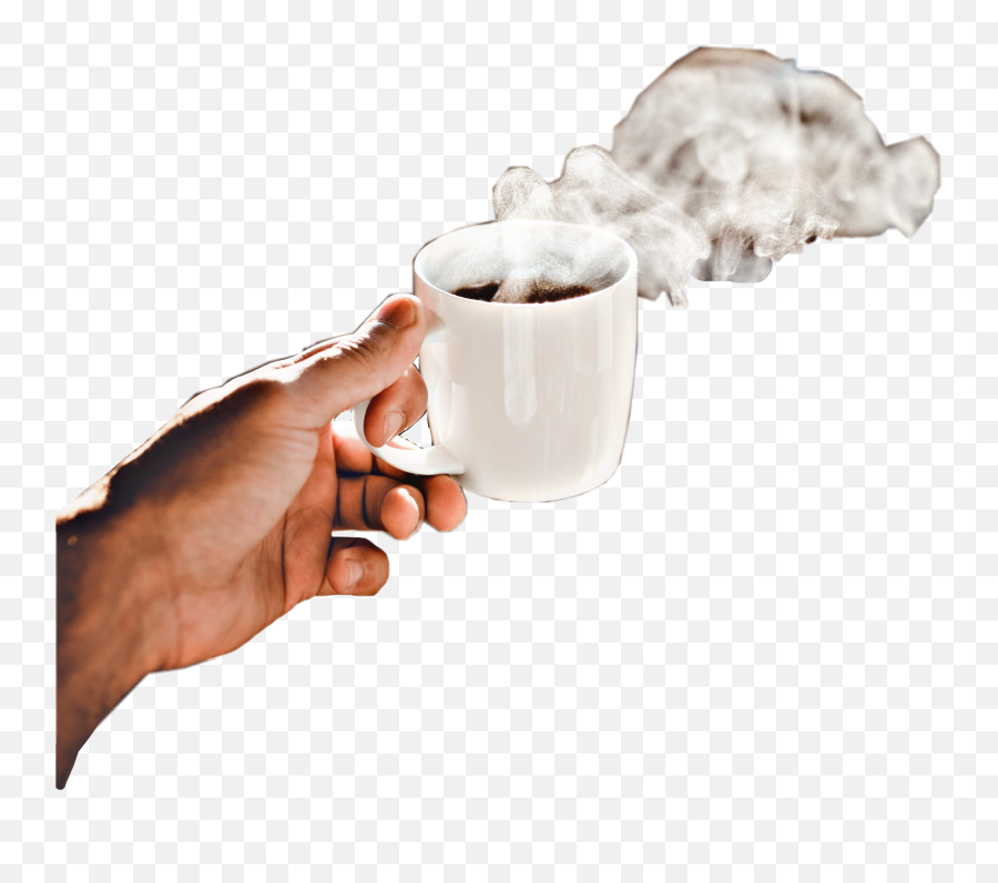 Freetoedit Hand Steam Coffee Tea Hotdrink Cup Mug Remix - Bienvenido Mes De Julio 2020 Dxn Png,Coffee Steam Png