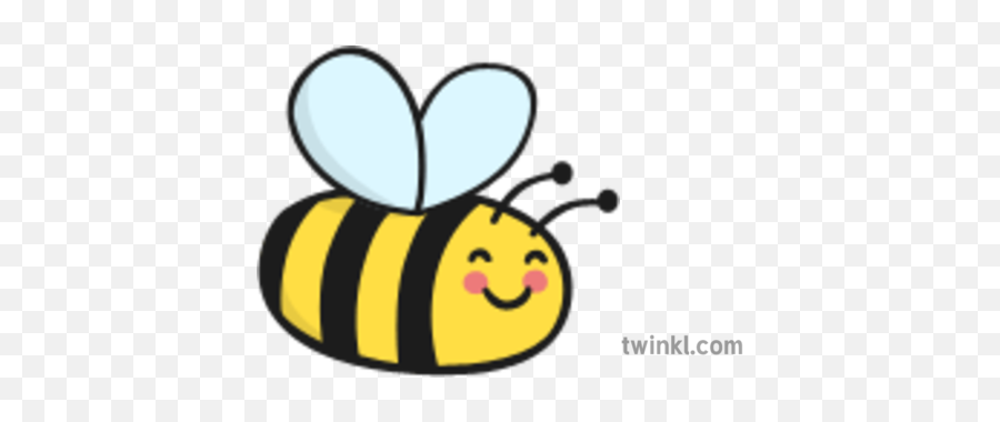 Cute Fat Bumble Bee Illustration - Twinkl Cute Bumble Bee Illustration Png,Cute Bee Png