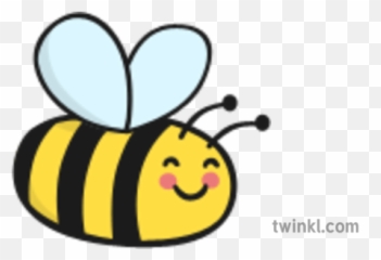 Cute Fat Bumble Bee Illustration - Twinkl Cute Bumble Bee Illustration Png,Cute Bee Png