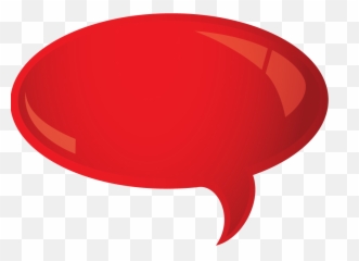 Download Hd Speech Bubble Free Vector - Red Chat Png Talking